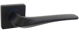 Ручка дверная на квадрате V10 BL-2 (Черный) Vantage