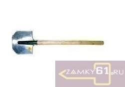 Лопата пехотная прямоугольная (800 мм) (цинк 1,5 мм)