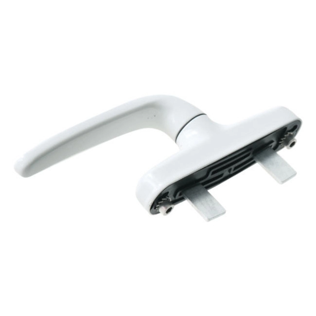 Ручка для алюминиевых окон поворотная A6004ER9010 RAL 9016 белая фото 1