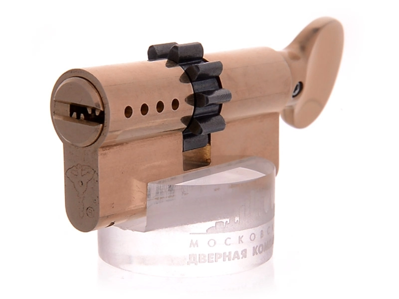 Механизм цилиндровый MTL600 76 (31Т*45) Mul-t-Lock шестеренка, ключ-вертушка, латунь фото 1