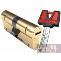 Механизм цилиндровый 125 (60х65) ключ-ключ латунь Magnum