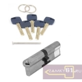 Цилиндровый механизм Apecs Premier XR-110-15-NI, (55*55) никель, ключ - ключ