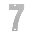 Номер дверной "7" металл CP (хром) MARLOK