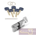 Цилиндровый механизм Apecs Premier XR-90-C15-NI, (40С*50) никель, ключ - вертушка