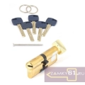 Цилиндровый механизм Apecs Premier XR-100-C15-G, (45С*55) золото, ключ - вертушка