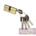 Механизм цилиндровый Р 90мм(45x45) SB (матовое золото, ключ - ключ) Vantage 20868896