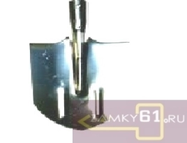 Лопата штыковая с ребром жесткости острая (полимер) t=2,0 мм