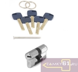 Цилиндровый механизм Apecs Premier XR-60-NI, (30*30) никель, ключ - ключ