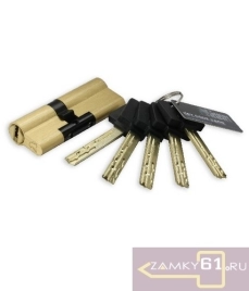 Механизм цилиндровый GranCarro 90 40х50 латунь ключ-ключ K-series