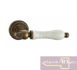 Ручка дверная V30 BR/ZR (состаренная бронза/керамика) Vantage