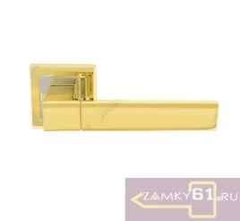 Ручка дверная на квадрате 109 К (золото) Нора-М