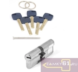 Цилиндровый механизм Apecs Premier XR-100-15-NI, (45*55) никель, ключ - ключ
