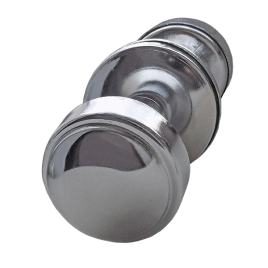 Ручка кнопка металлическая РДК-616 СР (хром) MARLOK