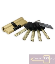 Механизм цилиндровый GranCarro 80 30х50 латунь ключ-ключ K-series