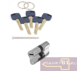 Цилиндровый механизм Apecs Premier XR-70-15-NI, (35*35) никель, ключ - ключ