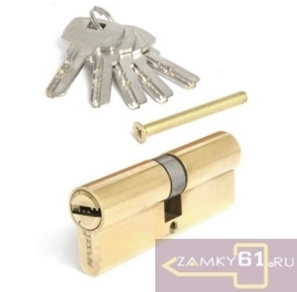 Механизм цилиндровый Apecs SM-100-Z-G (золото, ключ - ключ)