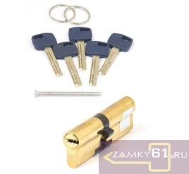 Цилиндровый механизм Apecs Premier XR-100-15-G, (45*55) золото, ключ - ключ