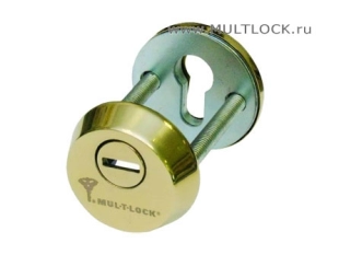 Броненакладка для МЦ MTL никель золото Mul-t-Lock фото 802704
