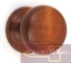 Ручка кнопка деревянная круглая (матовый дуб) фото 800824