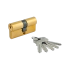 Механизм цилиндровый STD Z ЛП 80 (40х40) (золото, ключ - ключ) Нора-М фото 799325