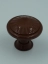 Ручка кнопка (пластик, коричневый) РК-1 Ромашка Аллюр 26925801 фото 813530