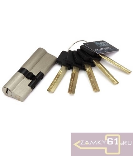 Механизм цилиндровый GranCarro 75 30х45 никель ключ-ключ L-series фото 1