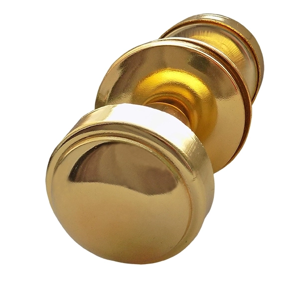 Ручка кнопка металлическая РДК-616 РВ (золото) MARLOK фото 1