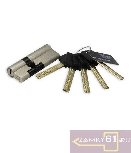 Механизм цилиндровый GranCarro 80 35х45 никель ключ-ключ K-series фото 1