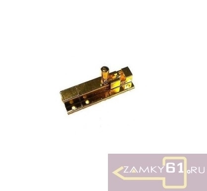 Шпингалет KL-407-3 РВ (золото, квадратный 7,5см) Идея фото 1
