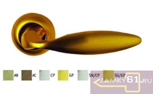 Ручка раздельная Z6119/ZR11 (золото) Оберег фото 1