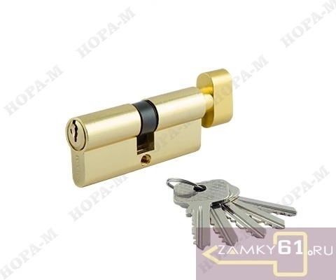 Механизм цилиндровый STD Z ЛВ 70 (35х35) (золото, ключ - вертушка) Нора-М  фото 1