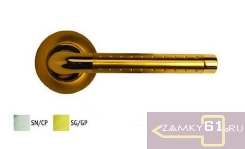 Ручка раздельная Z6131/ZR11 мат. золото/золото Оберег фото 1